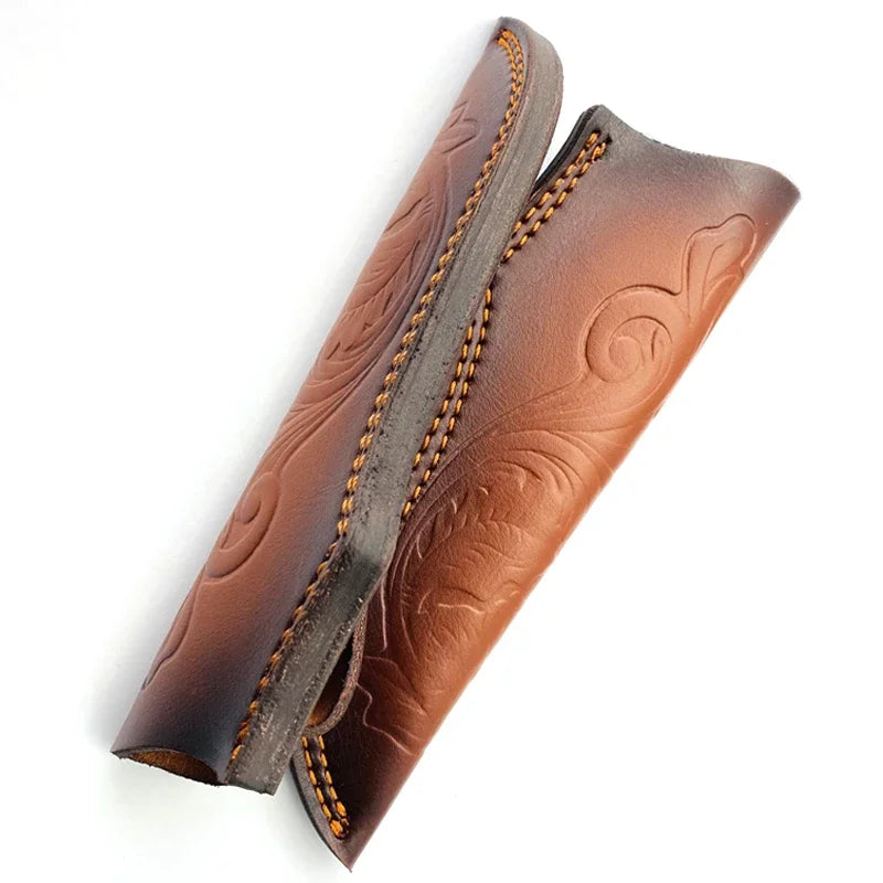 Hunting  Sheath Fixed Blade Knife Sheath Leather Sheaths Knife Holster Leather Knife Sheath Brown