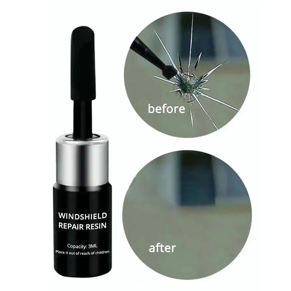 Windshield Repair Kit Car Cracked Glass Repair Kit Quick Fix Auto Glass Windshield Crack Chip Scratch Restore Repair Tool Set