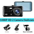 Dual Lens 1080P HD for Cars 4inch Touch Screen Dash Cam Car DVR Video Recorder Front and Rear View Camera for Vehicle Black Box