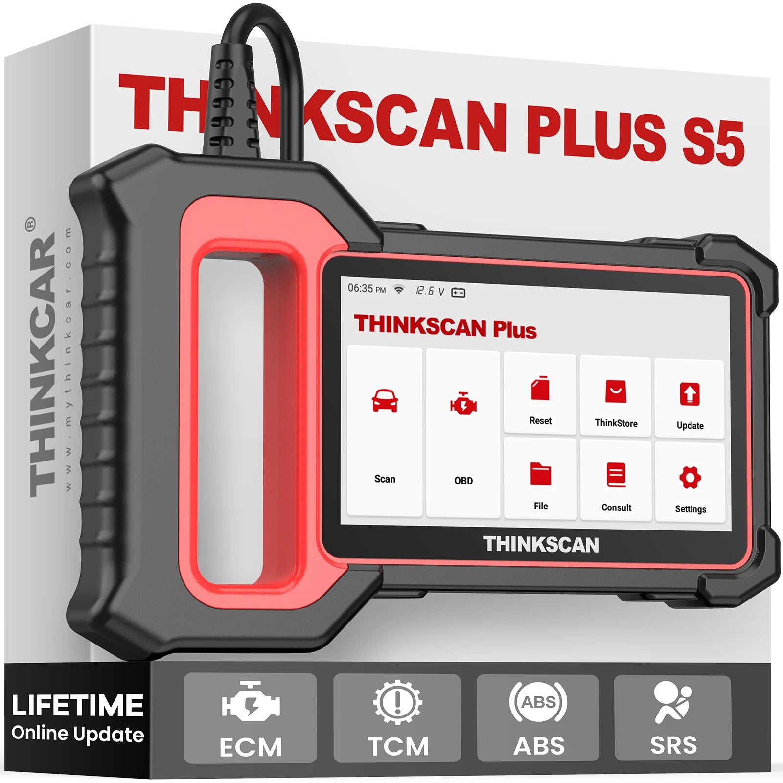 THINKCAR Thinkscan Plus S5 /S4/S6 /S7OBD2 Diagnostic Tool Car System Diagnosis Auto Code Reader Scanner Free Update