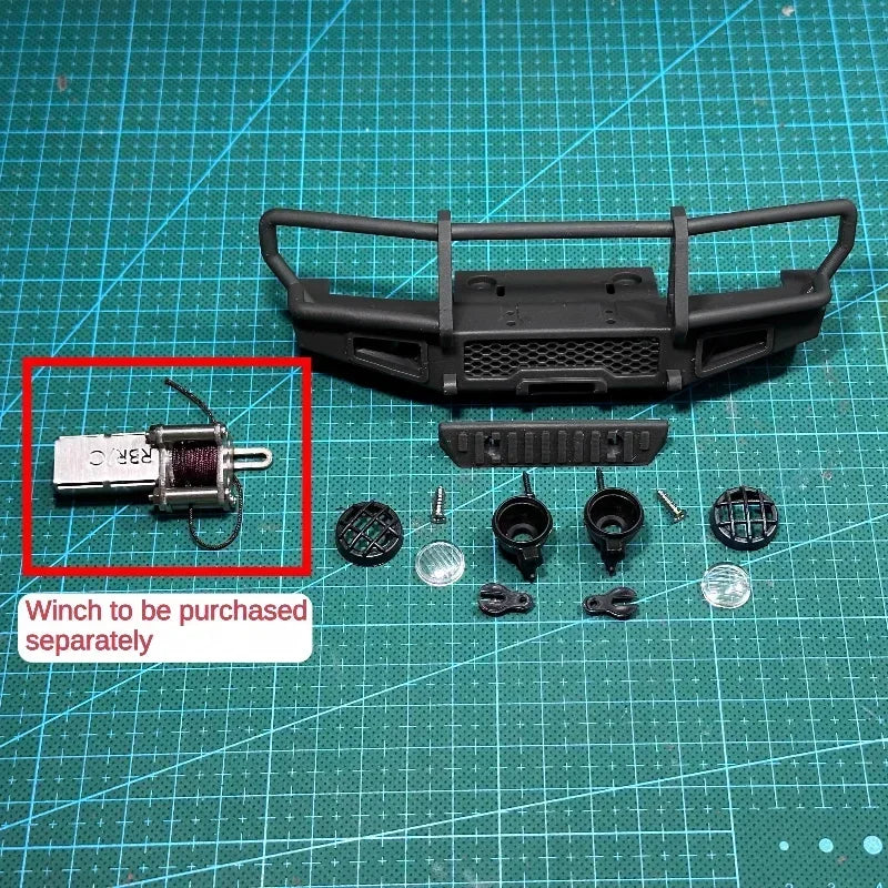 Short Truck Half Truck Off-road Vehicle Accessories Bumper ARB Style Modification Suitable for Remote Control Car MN82