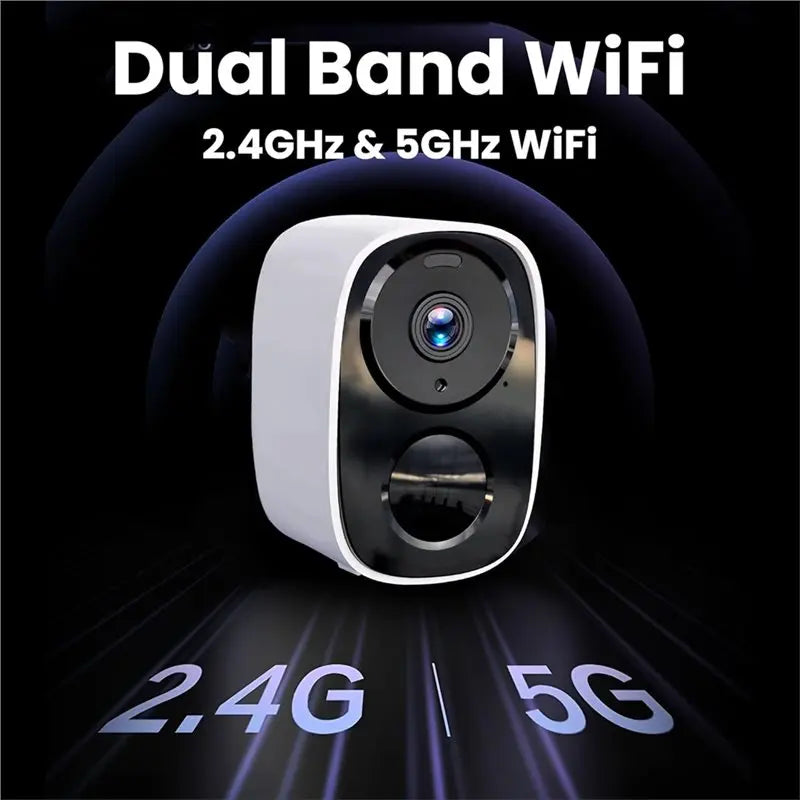 FULL-Security Cameras Wireless Outdoor, Waterproof, 2-Way Talk, Motion Detection Spotlight Home Cameras For Home Security