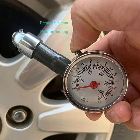 Auto Metal Truck Racing Car Tire Air Pressure Gauge Automobile Tyre Meter Vehicle Tester Monitoring System Measuring Tool