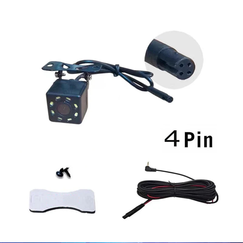 170% general traffic recorder 4-core 8-lamp infrared HD car image rear lens HD waterproof shockproof rear view