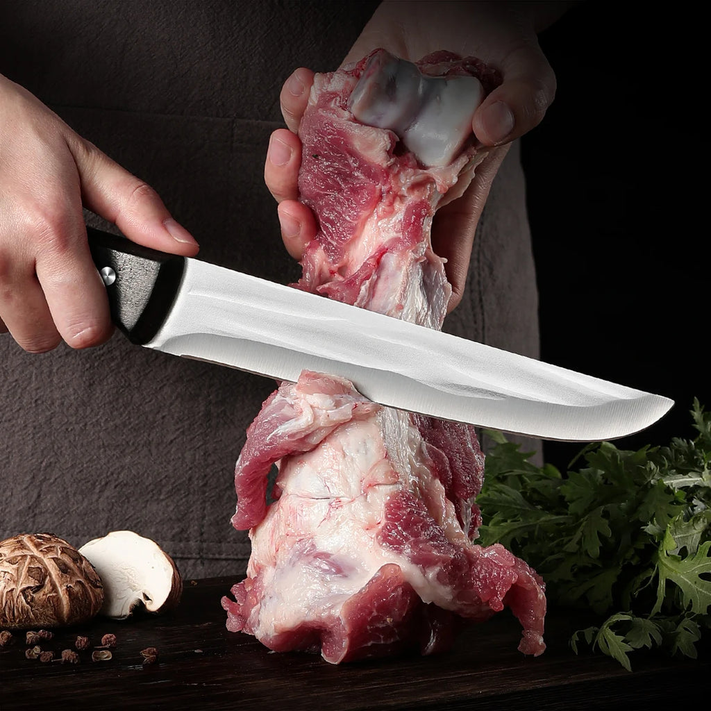 Slaughtering Knives Boning Knife Handmade Knife Professional Kitchen Knives Meat Processing Butchery Tools Outdoors Knives ﻿
