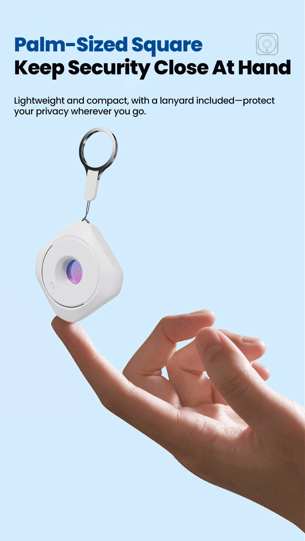 Anti-spy Camera Detector Portable Hidden Lens Camera Detect Finder For Hotel Anti-Peeping Security Protection Candid Detector