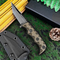 Practical Jungle Adventure Hunting Tactics Small Straight Knives 7Cr13Mov Blade G10 Handle Tool EDC Portable Adventure Tool