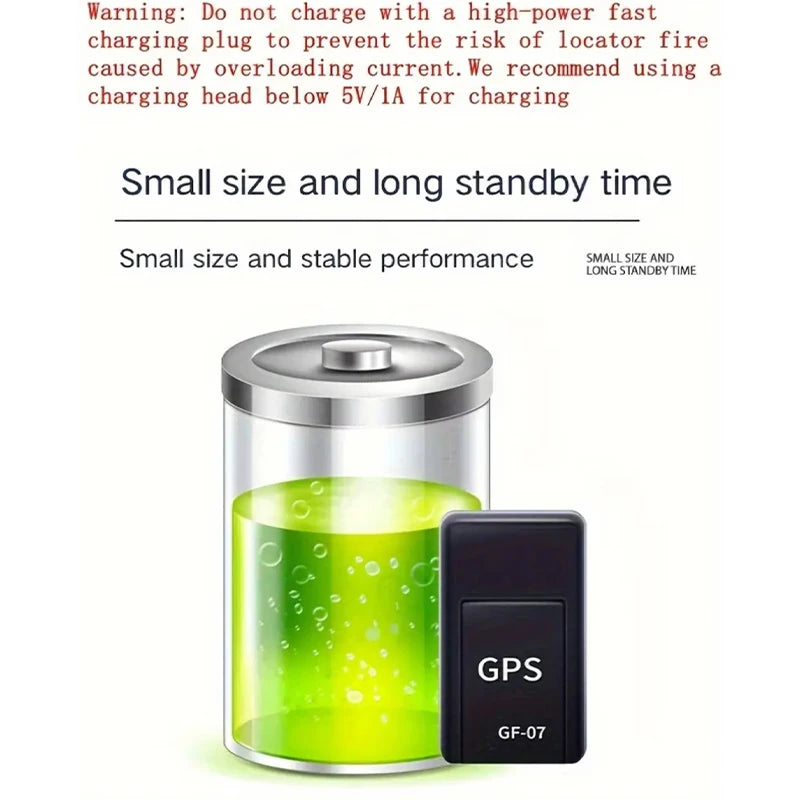 GF07 Tracker Strong Magnetic Car Vehicle Tracking Anti-lost Anti-theft Device Mini Portable Precise Positioning GPS Locator