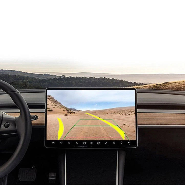 Car camera AHD intelligent reversing dynamic trajectory camera starlight night vision fisheye car rear view image camera