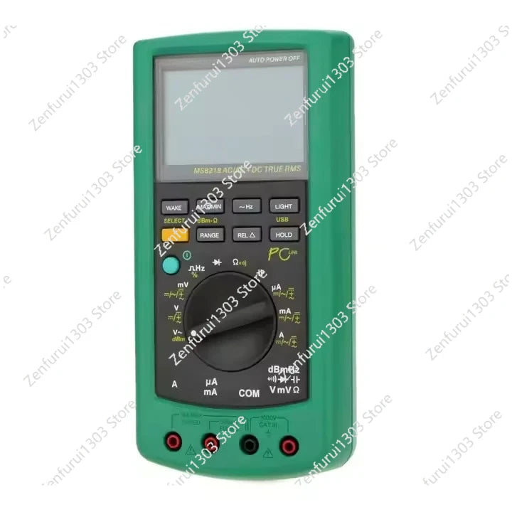 MS8218 Digital Multimeter 50000 Counts Multifunction True USB DMM 5 1/2 Bit Auto Range Tester Ammeter Multitester