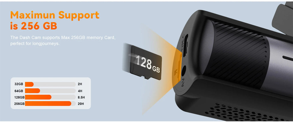 Dual Lens Dash Cam For Car Camera 4K Video Recorder WIFI GPS Car DVR Front and Rear View Camera Night Vision Car Accessories