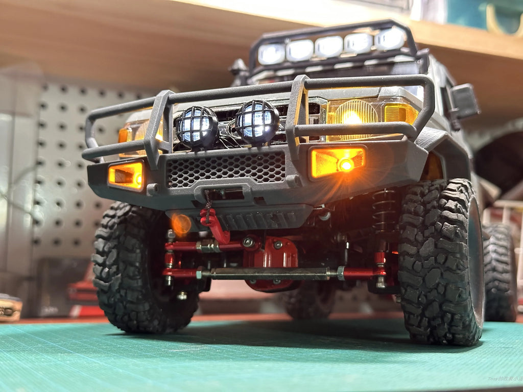 Short Truck Half Truck Off-road Vehicle Accessories Bumper ARB Style Modification Suitable for Remote Control Car MN82