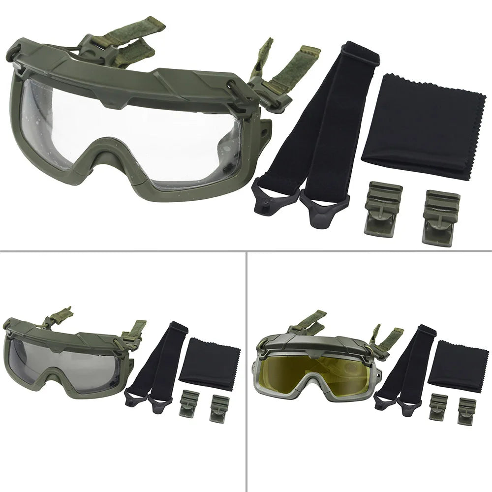 Hunting Glasses Airsoft Tactical Helmet Goggles For FAST MICH Wendy Series Helmets Accessories