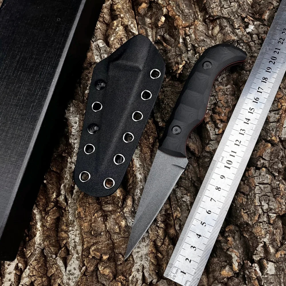 High-quality Camping Survival Straight Knife Self-defense Wilderness Hunting Exploration Multi-tool EDC Fishing Cutting Knives