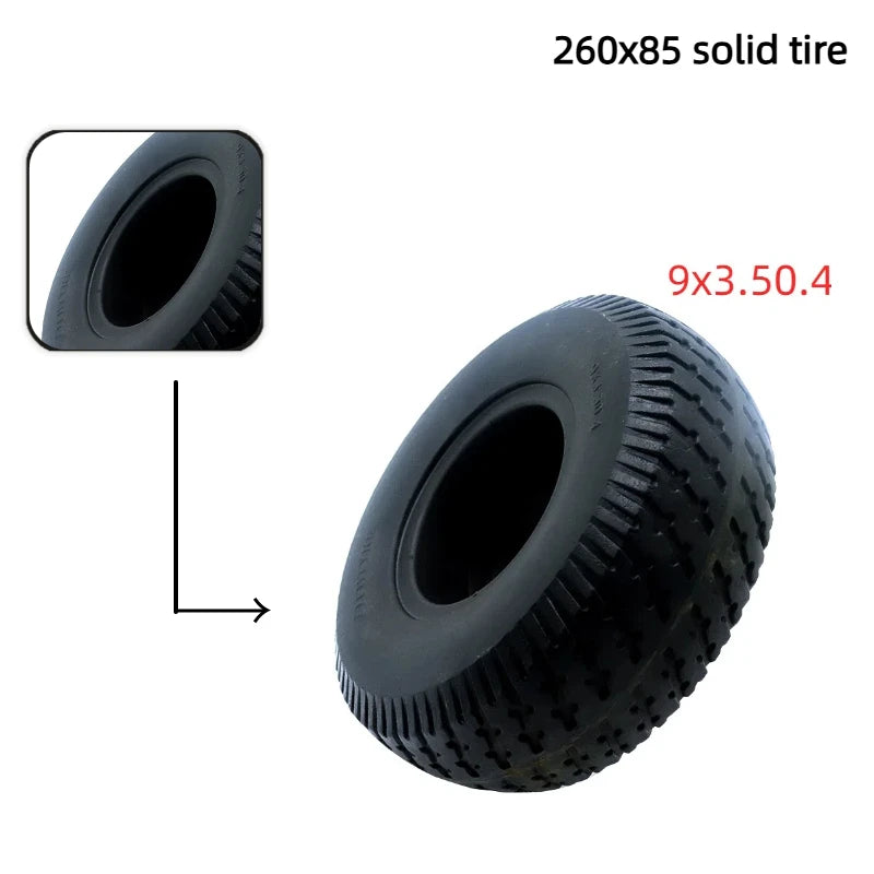 260X85 electric tricycle small handcart rubber solid tire durable wear resistance