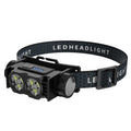 LED headlights, strong light, long-range shooting, handheld charging, outdoor night fishing flashlight, household ultra bright h