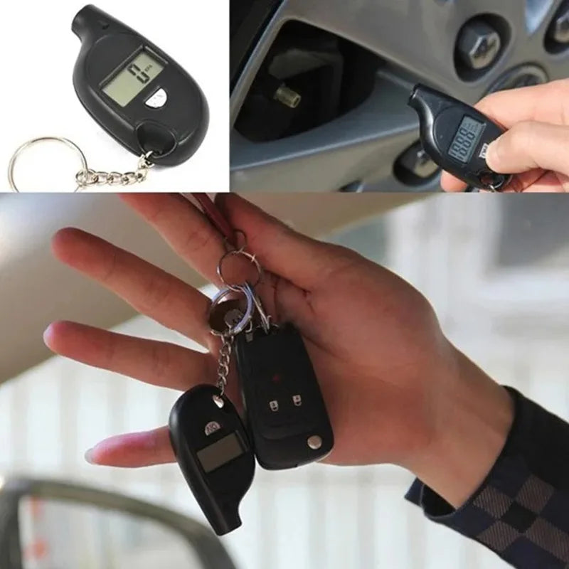 Digital Auto Wheel Tire Air Pressure Gauge Meter Test Tyre Tester For Vehicle Motorcycle Car