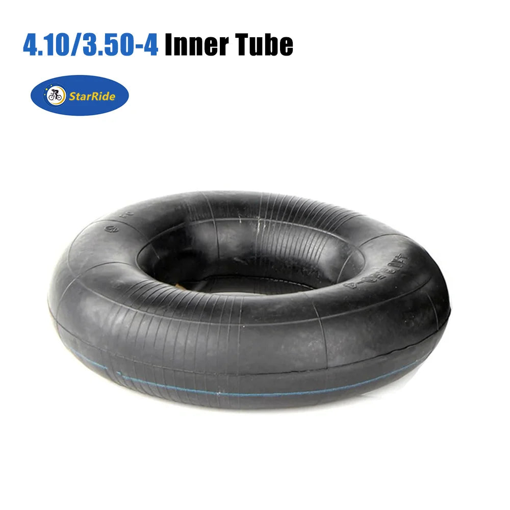 4.10/3.50-4 410/350-4 4.10-4 Tire and Inner Tube for Warehouse Cars Scooter Wheel Hand Truck Lawn Mower Dollies Wheelbarrow