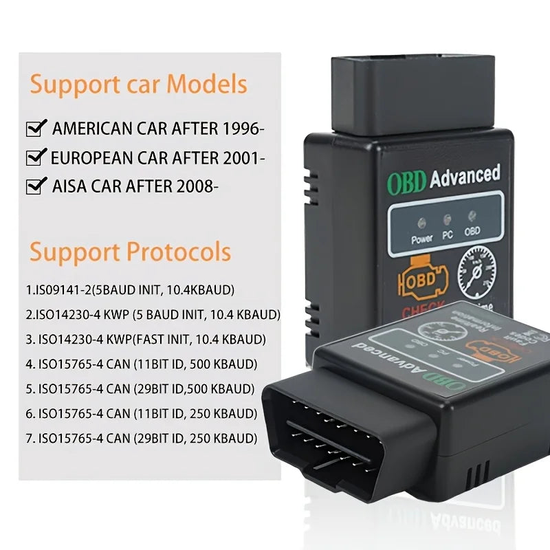 Car Code Scanner, Compact Scanner, Portable Device, Durable, Precision Tool, Diagnostic Equipment, Vehicle Owners, Automotive Technicians