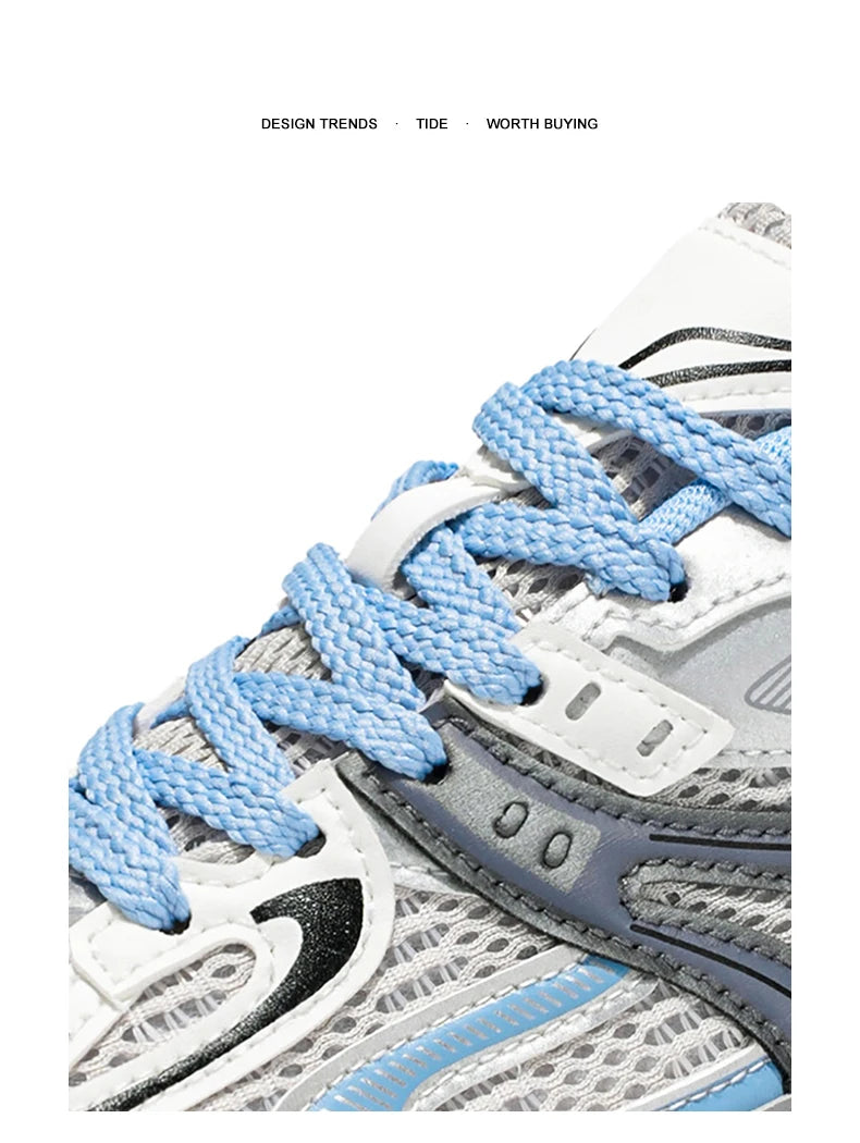 Sports and leisure shoes, men's shoes, marathon oversized air cushioned shoes, fly woven all season rubber, wear-resistant, anti