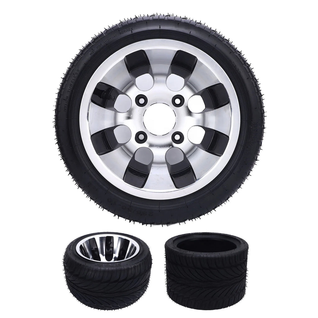 10 Inch 235/30-10 Tire Go Kart Tire All Terrain Multifunction Excellent Traction Rubber for ATV UTV Go Kart Golf Cart Lawn Mower