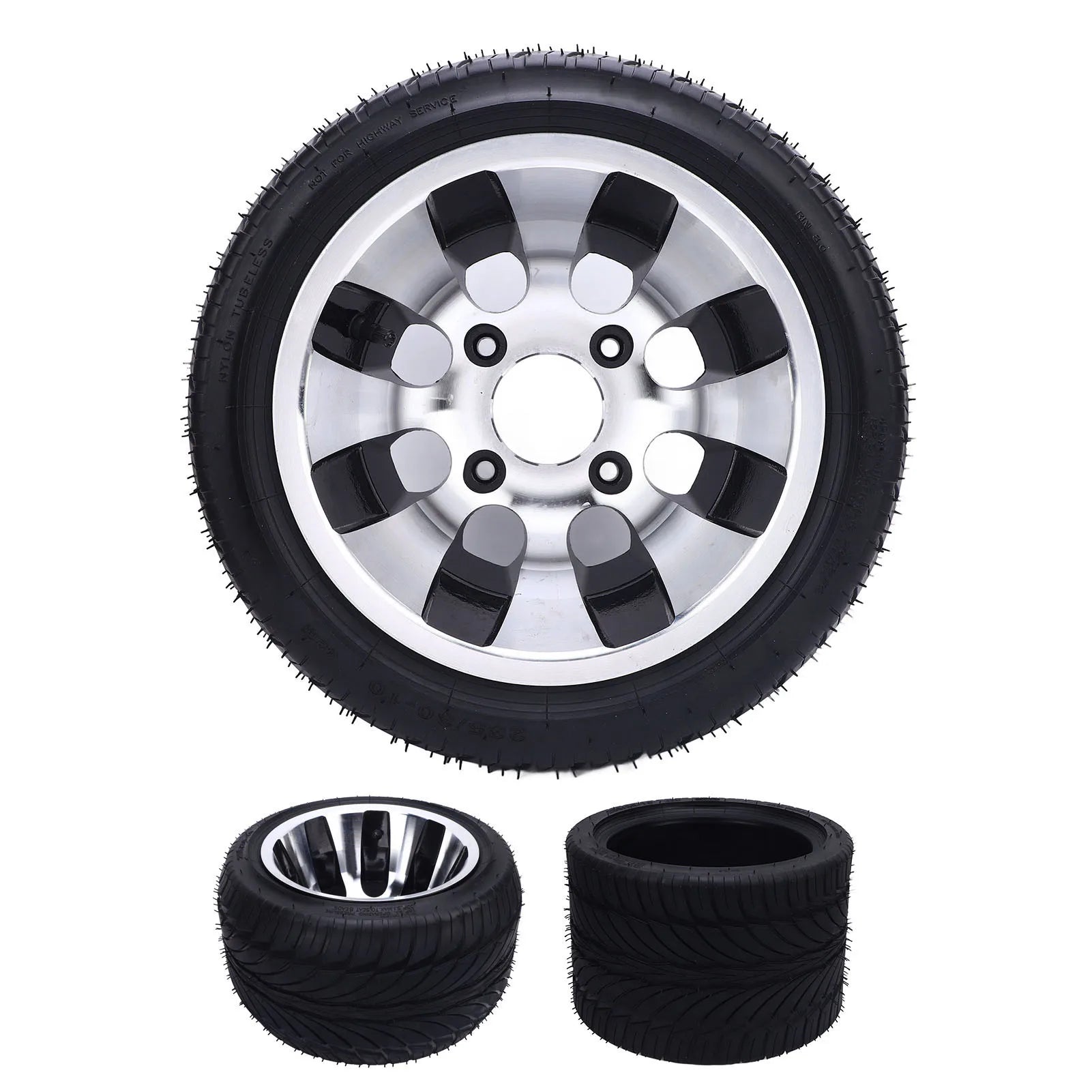 10 Inch 235/30-10 Tire Go Kart Tire All Terrain Multifunction Excellent Traction Rubber for ATV UTV Go Kart Golf Cart Lawn Mower