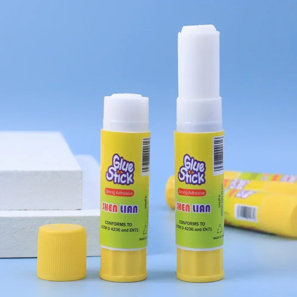 9g High Viscosity Solid Glue Sticks High Efficiency Adhesion Clear Solid Glue Guns for Home School DIY Art Paper Stationery