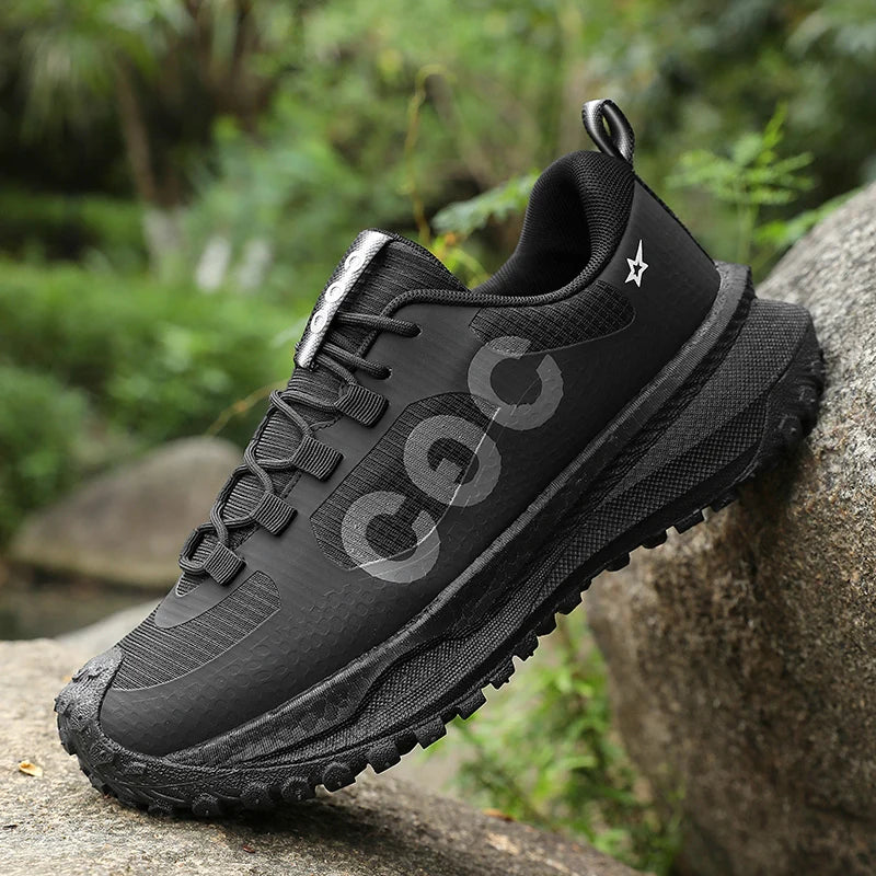 Men's Sports Shoes, Lightweight Carbon Plate Racing Running Shoes, Winter Shock Absorption, Anti Slip, Wear-resistant, Breathabl
