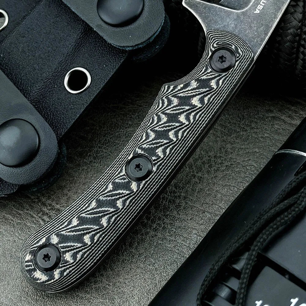 Multifunctional Outdoor Camping Hiking Rescue Straight Knives Jungle Adventure Tactics Self-defense Practical Hunting Knife tool