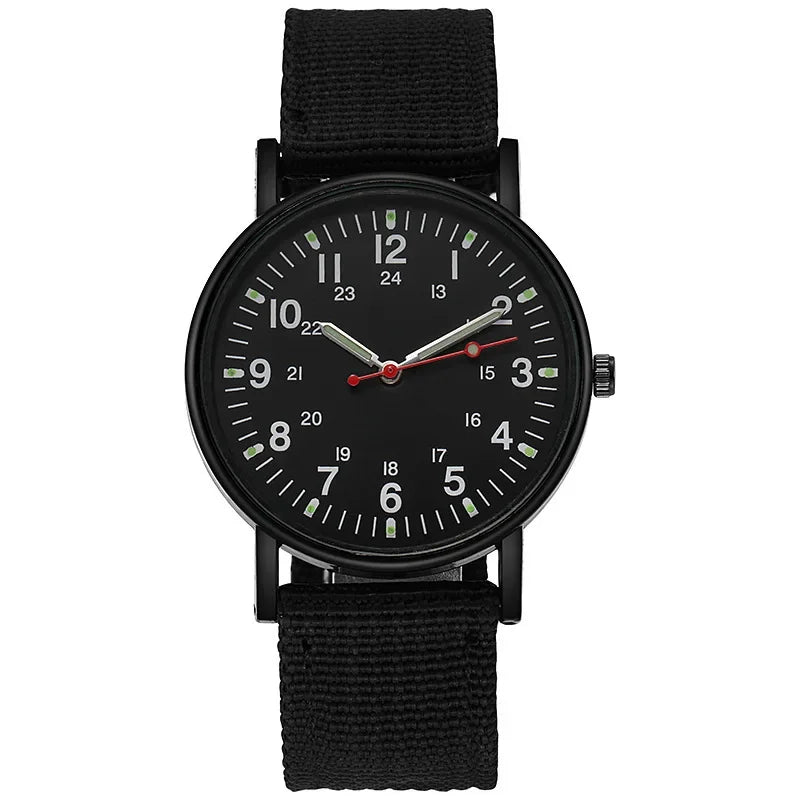Military Men Watch Outdoor Sports Wristwatches Simple Nylon Band Luminous Male Army Quartz Wrist Watch Relogio Masculino