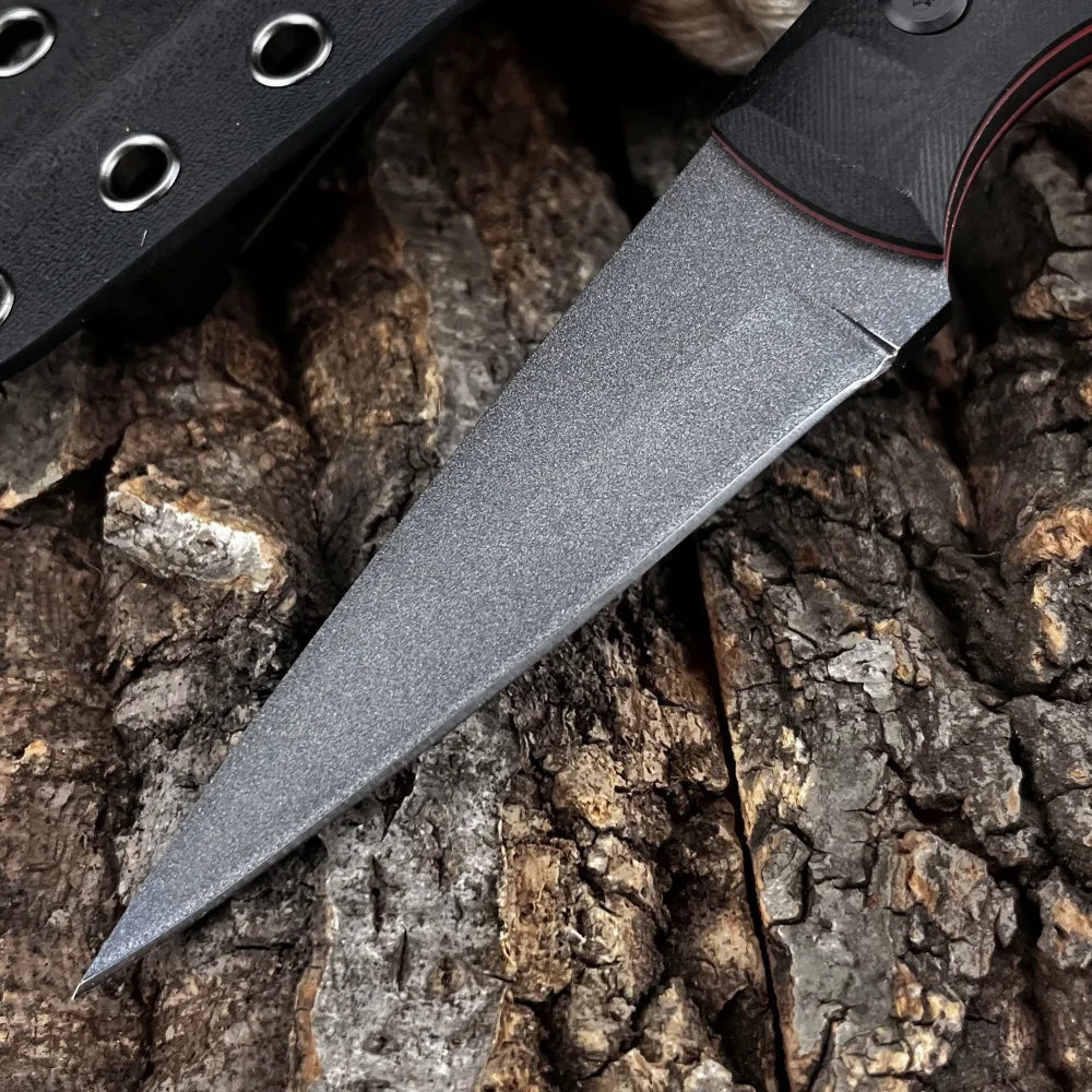 High-quality Camping Survival Straight Knife Self-defense Wilderness Hunting Exploration Multi-tool EDC Fishing Cutting Knives