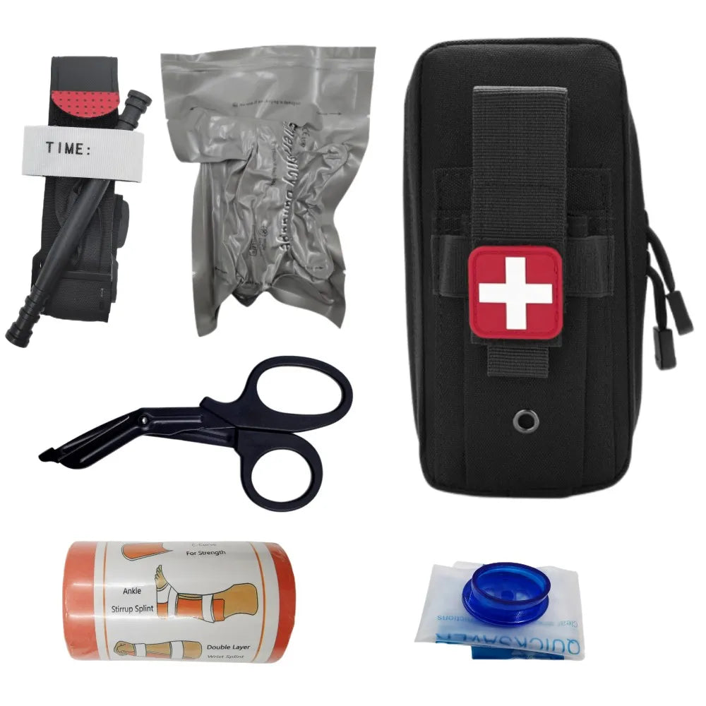 Emergency kit  EMT trauma tourniquet bandage emergency equipment Outdoor emergency combination kit