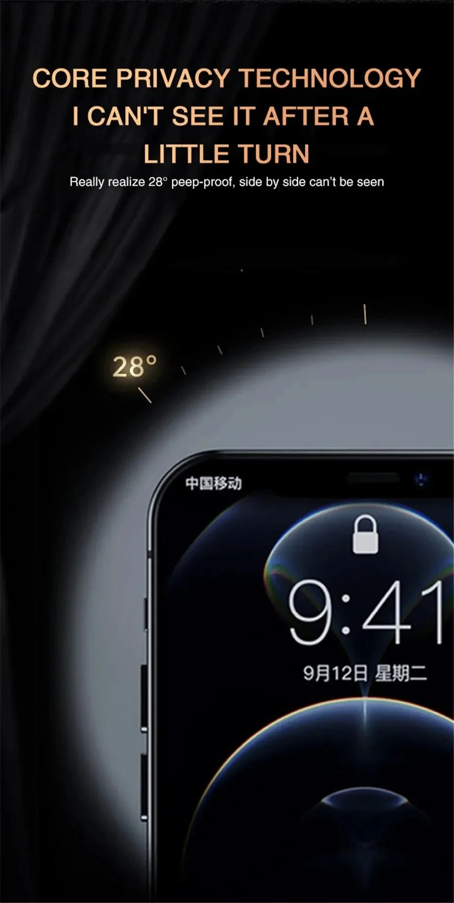 1-2Pcs Full Cover Privacy Screen Protector For IPhone 16 15 13 11 14Pro Max Anti-spy Tempered Glass For iPhone X XS Max XR Glass