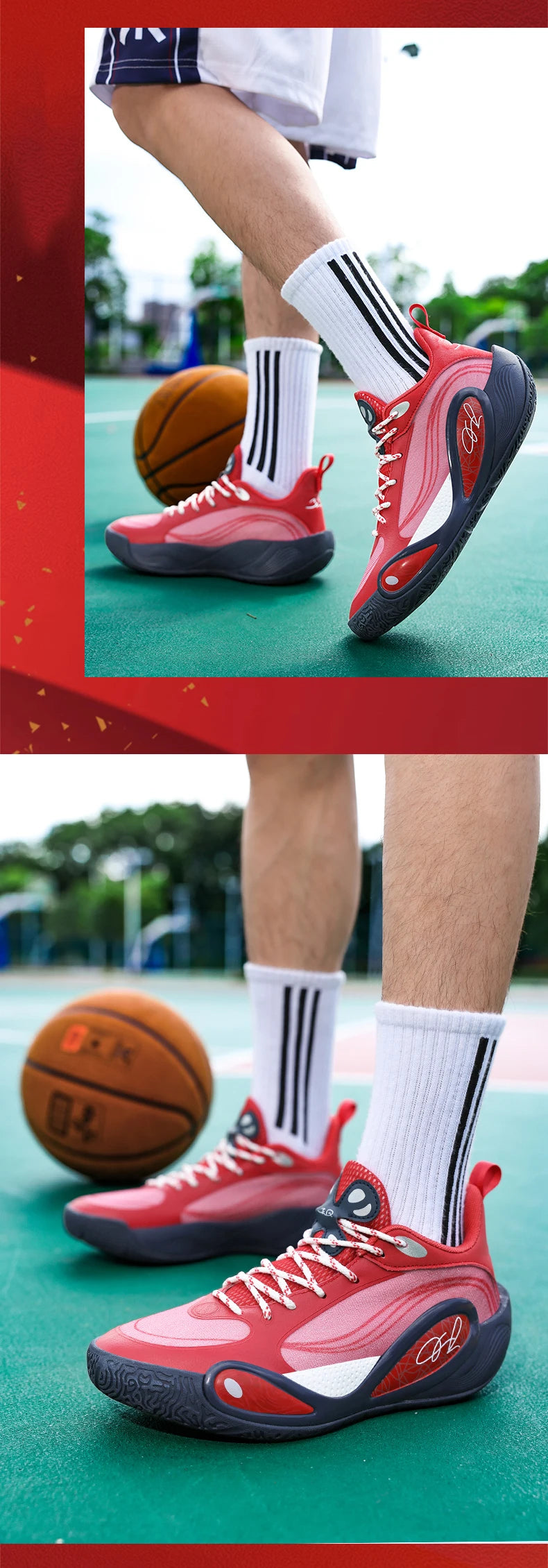 Men'S Sports Basketball Shoes With Fashionable Breathable And Personalized Design Suitable For Daily Training Men'S Shoes 36-45