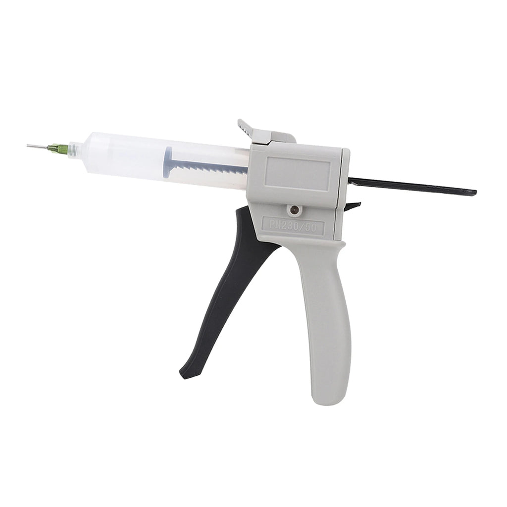 Glue Gun, 30ml Dispenser Glue Gun Plastic Manual Single Tube Handle Tool for Pressing Squeezing
