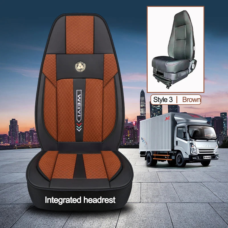 Universal Truck Lorry Bus Big Auto Car Seat Cushion Cover for SCANIA IVECO ISUZU Volvo MAN Renault DAF Hino TATRA SANY Benz