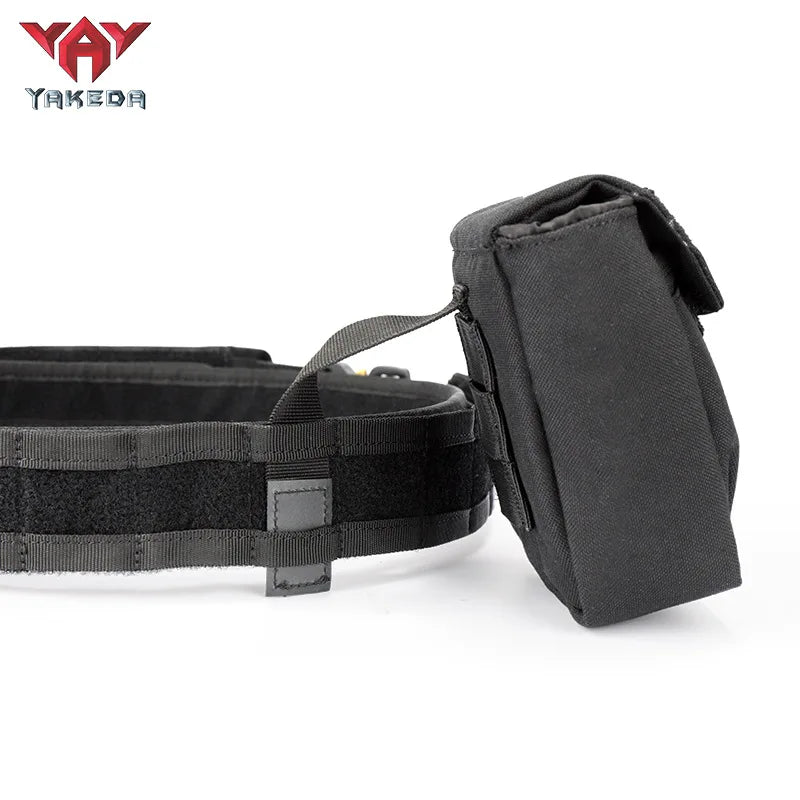 Yakeda Gear User Outdoor Black Hunting Tactics Law Enforcement Duty Security Traffic Air Gun Belt Airsoft Equipment