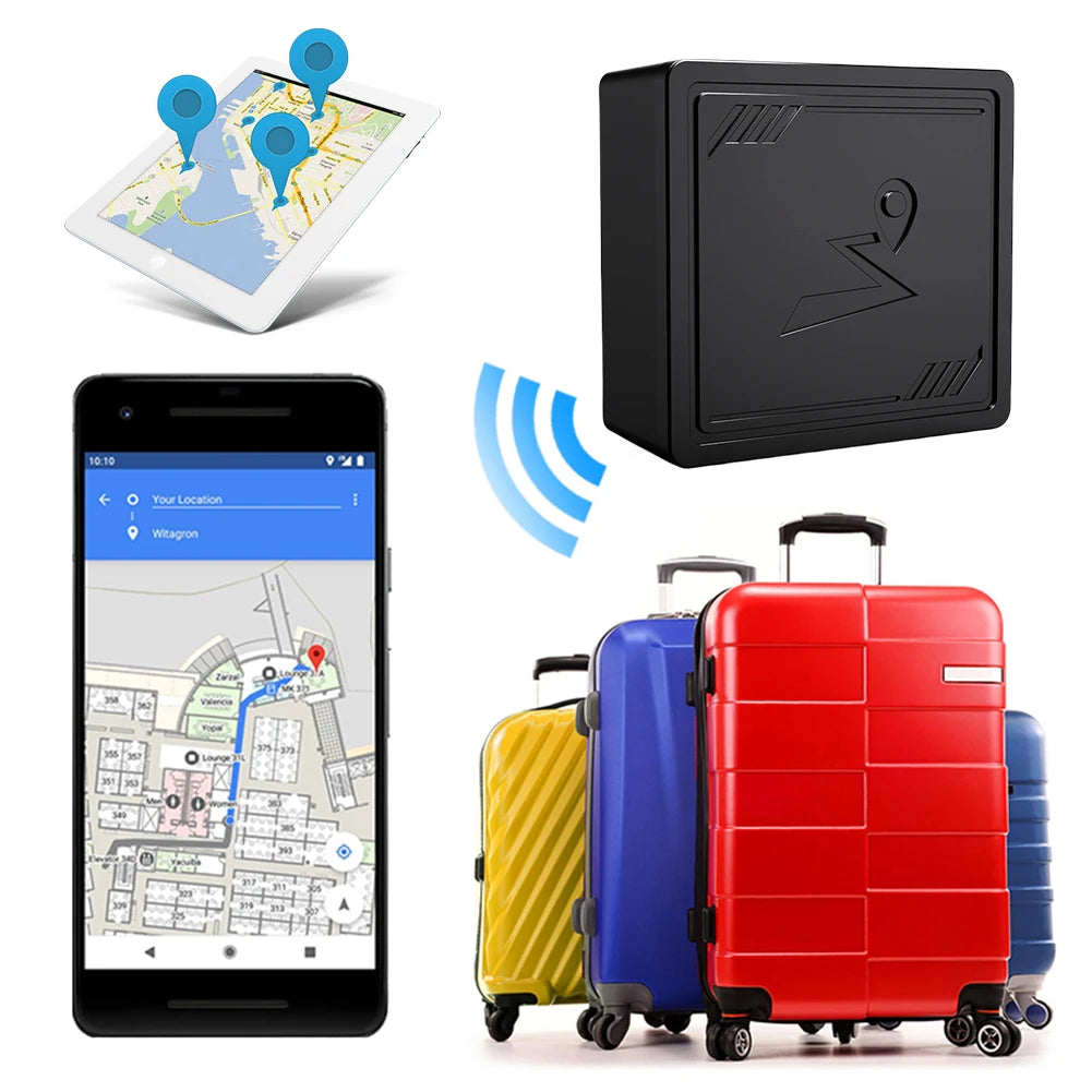 4G GPS Tracker with App Anti-Lost Recording Tracking Device Portable GPS Positioner for Cars Kids Pets