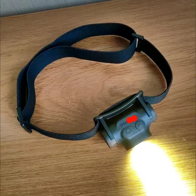 LED Headlights Rechargeable Head Mounted Flashlight With Powerful Strong Light And Ultra Bright Illumination For Night Running