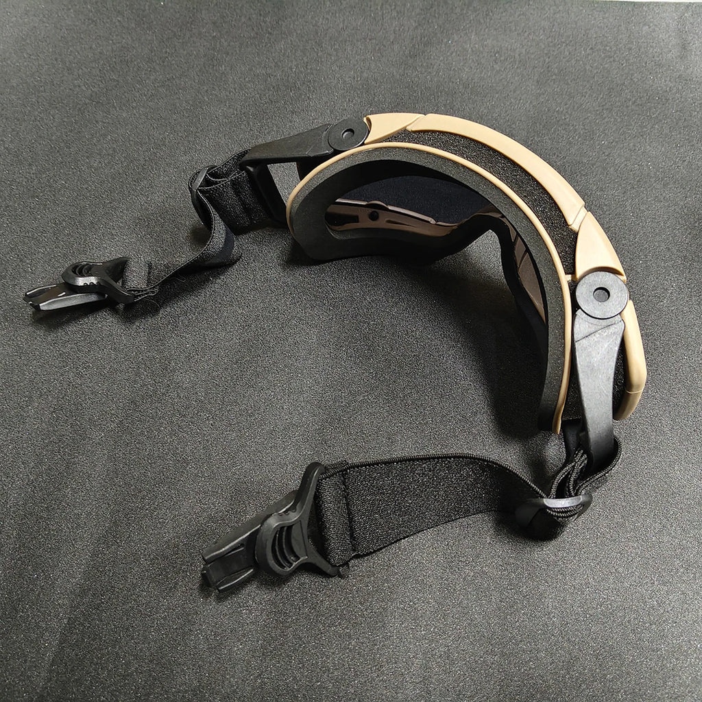 Tactical FMA Goggle, Goggle for Hunting Helmet Anti-fog Lens,Shock Resistance, Windproof Eye UV Glasses for Hunting, Shooting