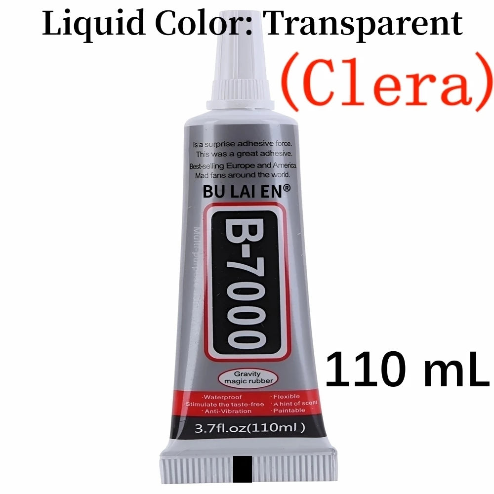 B7000 50ml Multipurpose Industrial Adhesive DIY Rhinestone Jewelry Crafts Phone Case Repair Touch Screen Glass Liquid Super Glue