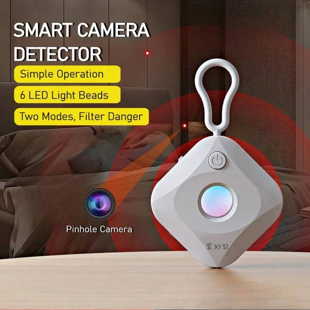 Hidden Camera Detector Small Hidden Camera Finder Spy Camera Detector For Hotel,Home, Bedroom, Bathroom, Etc USB Rechargeable