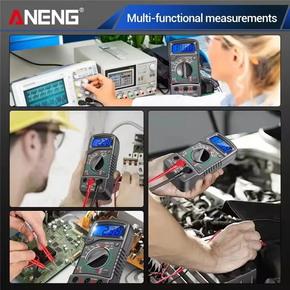 XL830L Digital Multimeter, Esr Meter, Automotive Electrical Testers, Dmm Transistor, Peak Meter, Capacitance Meter