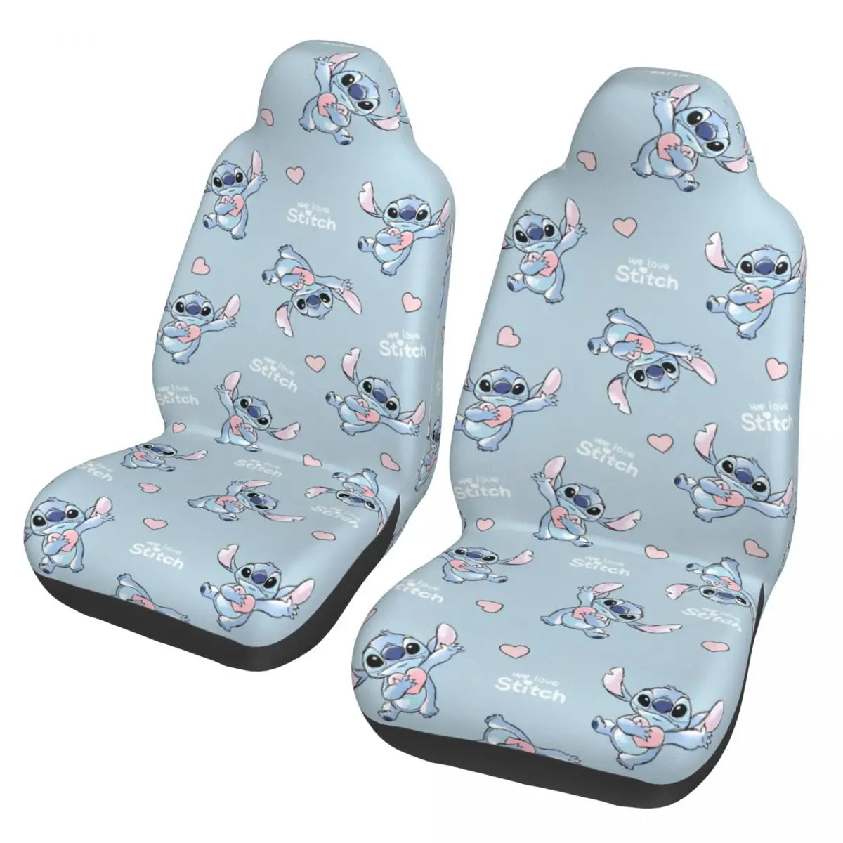 Stitches Car Accessory Seat Covers for Front Seats Interior Auto Truck Van SUV Cars High Quality Cover Set of 2