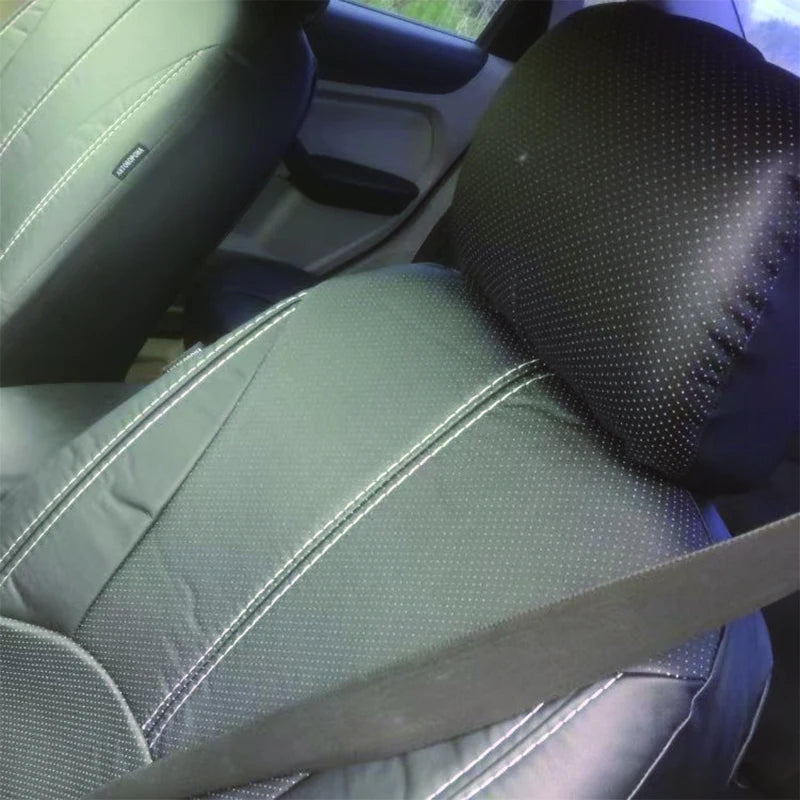 Universal Front/ Rear Set Split Cover PU Leather Car Seat Cover Auto Protect Cushion Pad For Truck Small Car Seat Covers Set