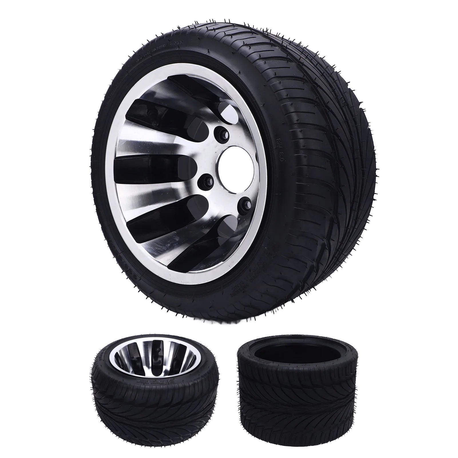 10 Inch 235/30-10 Tire Go Kart Tire All Terrain Multifunction Excellent Traction Rubber for ATV UTV Go Kart Golf Cart Lawn Mower