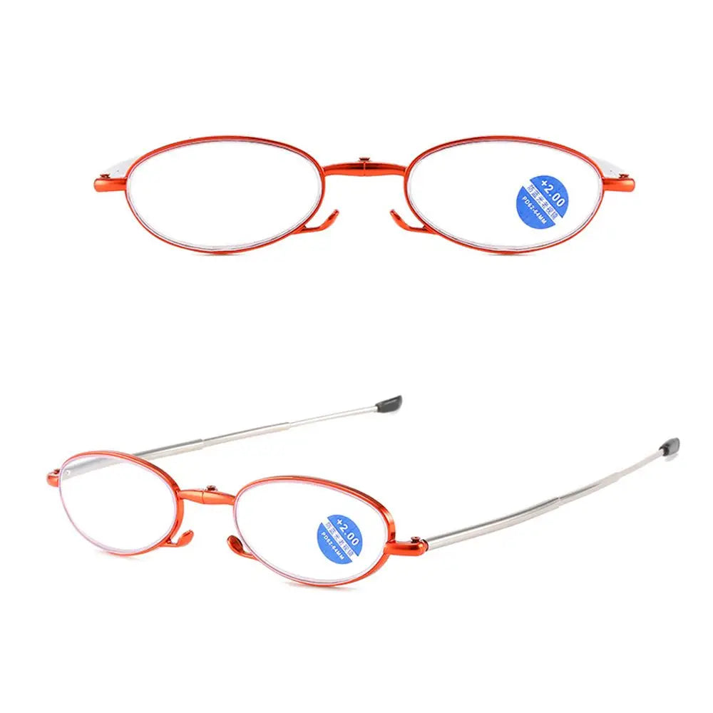 High-definition Reading Glasses Unisex Ultralight Resin Presbyopic Eyeglasses Portable Foldable Vision Care Readers Eyewear