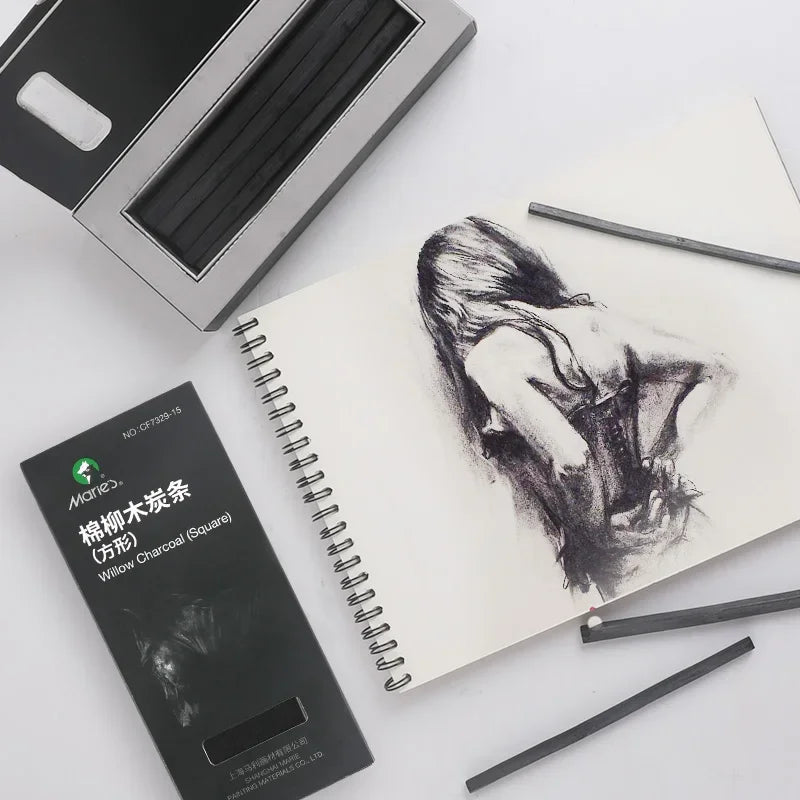 Charcoal Pencil Art Drawing Painting Sketch Charcoal Pencils Carboncillos Para Dibujo Lapices Dibujo Profesional Art Supplies