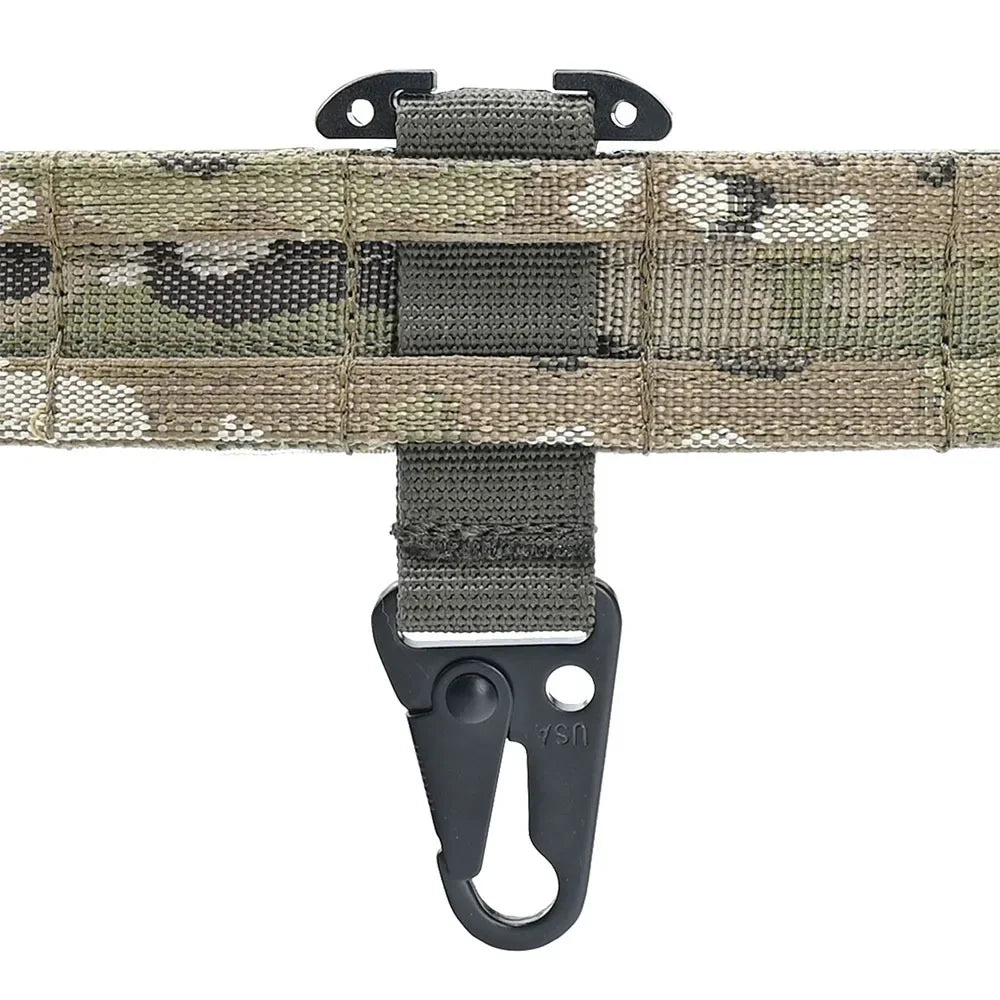 Tactical Gear Molle Clash Hook,Molle Belt Clip With Tee Mount Battle Belt Accessories For Gloves Keychains Hunting Vest Gear