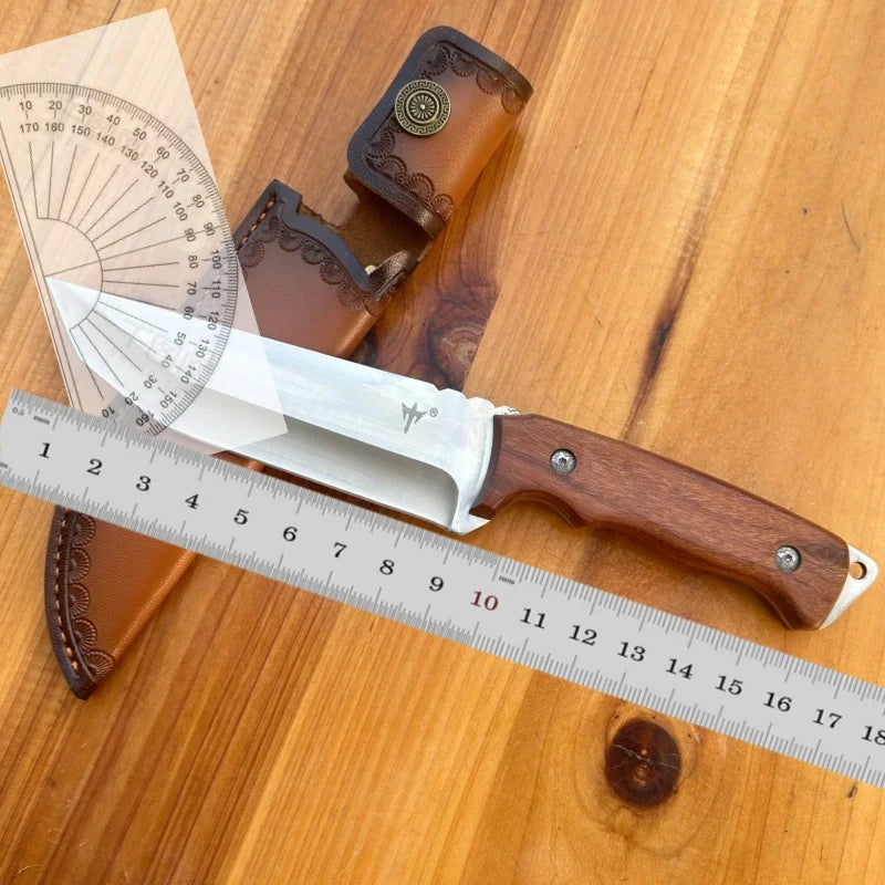 Outdoor knives, high hardness, small straight knives, wilderness survival, self-defense knives, camping hands, meat knives